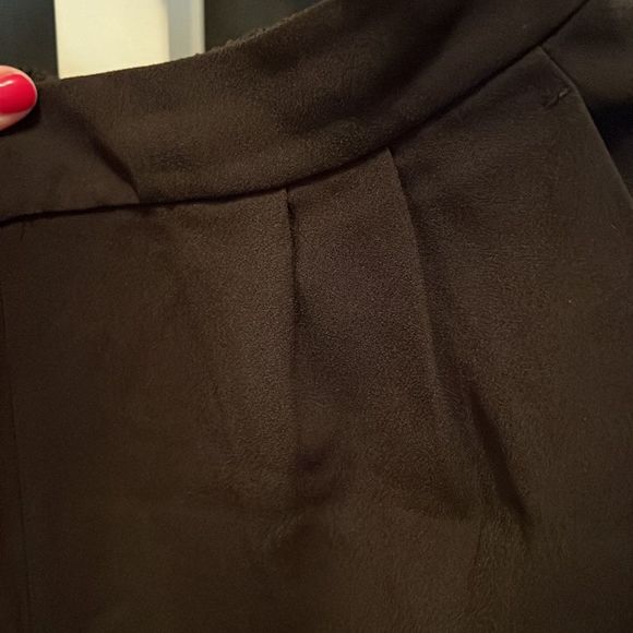 J crew black elastic waist cropped pants - 6 - Picture 2 of 3